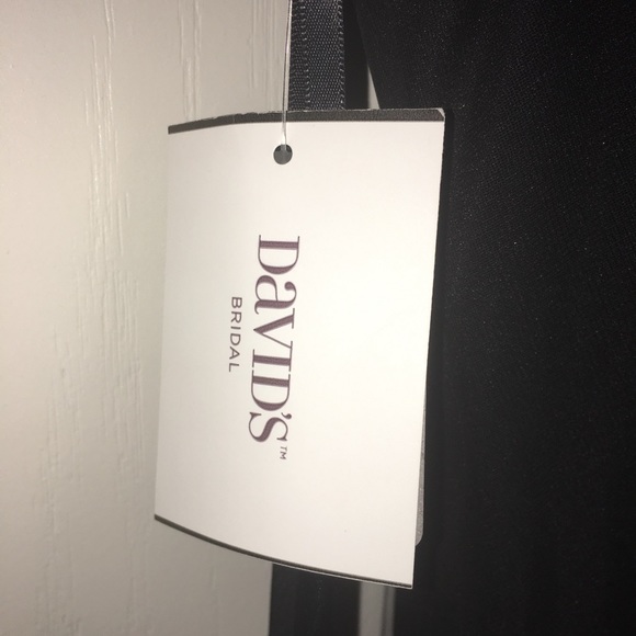 NWT David’s Bridal Cap Sleeve Jersey Dress - Picture 4 of 4